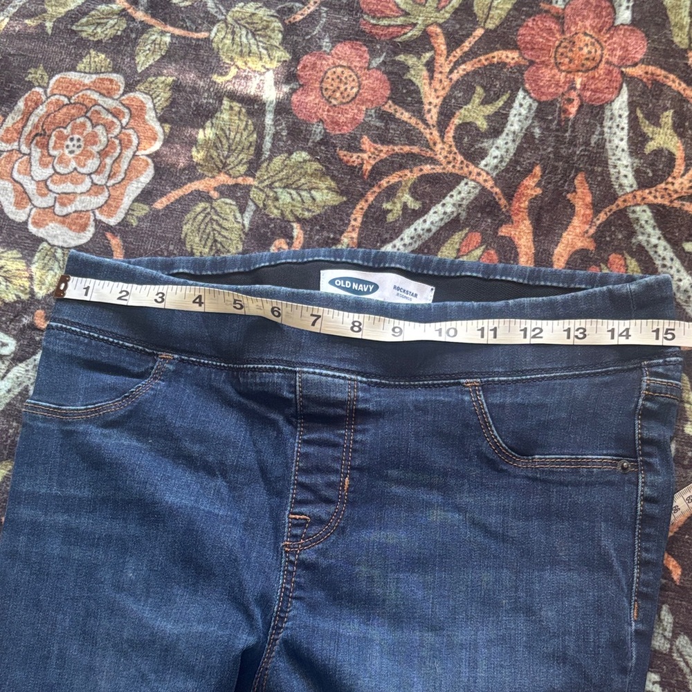Old Navy Dark Blue Jeggings Size 10 - Picture 6 of 6